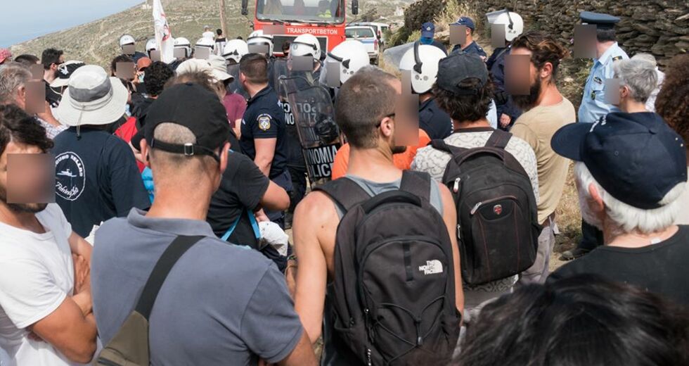 Ξύλο και προσαγωγές κατά Τήνιων κατοίκων