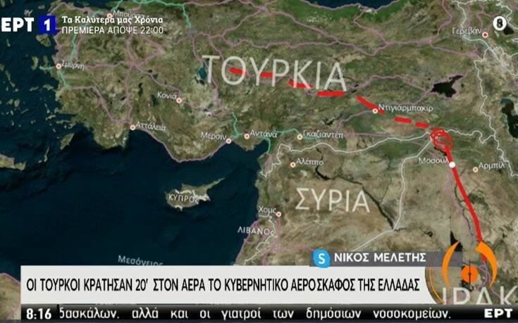 Εναέριο τουρκικό «καψόνι» στο αεροσκάφος που μετέφερε τον Νίκο Δένδια