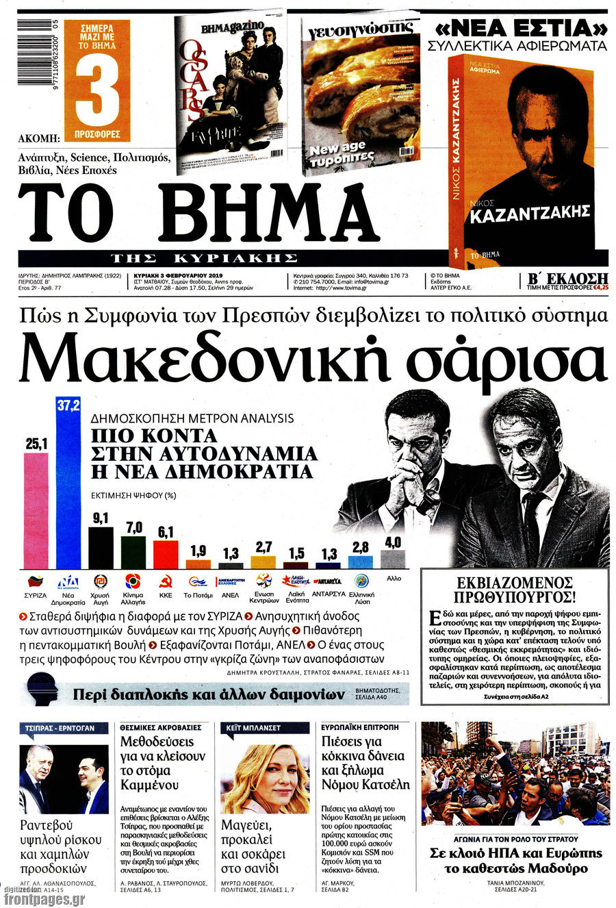 Μα δώστε 20 και 25% διαφορά υπέρ της ΝΔ, μην κάνετε τσιγκουνιές…