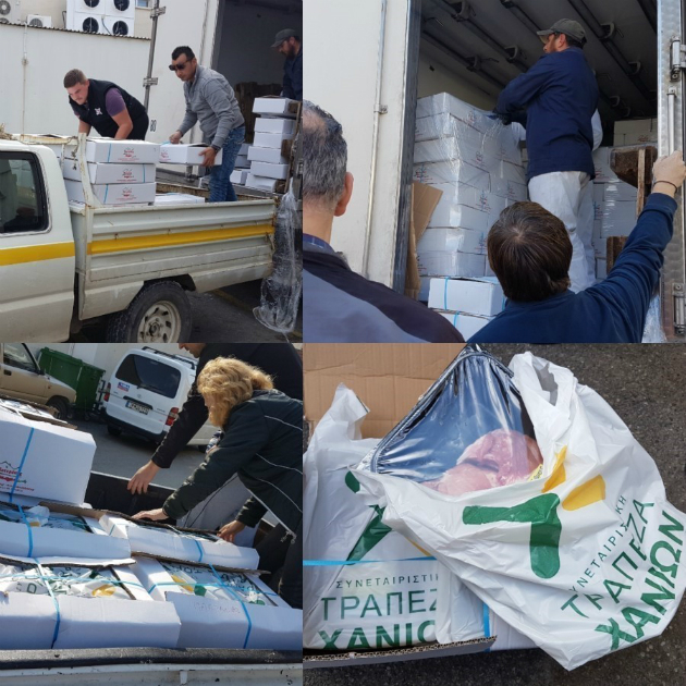 Έξι τόνους χοιρινό κρέας μοίρασε η Τράπεζα Χανίων