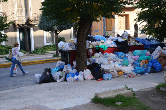 Η Τρίπολη εκπέμπει SOS λόγω σκουπιδιών