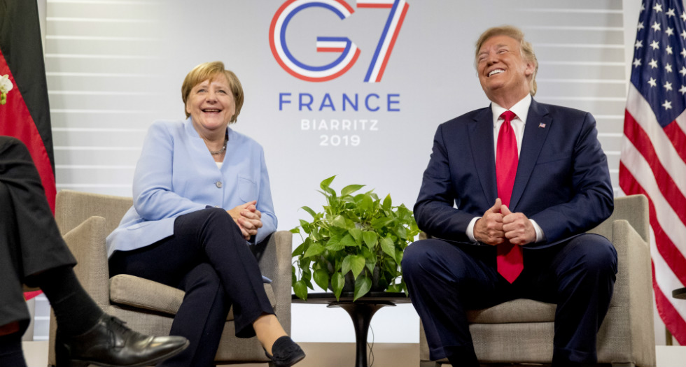 Στιγμές από τη σύνοδο της G7