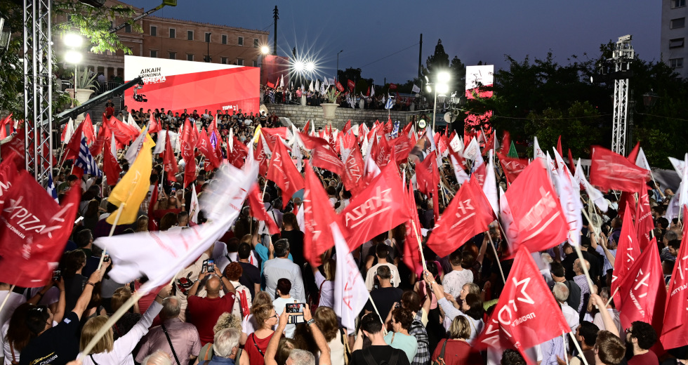 Τσίπρας: Ο ΣΥΡΙΖΑ η μόνη δύναμη που μπορεί να αντιμετωπίσει ένα ανεξέλεγκτο καθεστώς