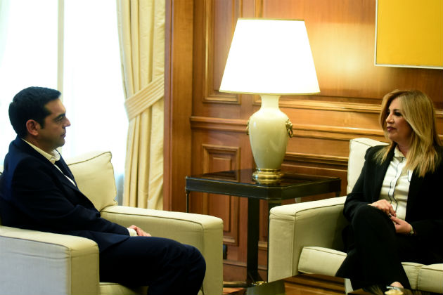 Διαδοχικές συναντήσεις με τους πολιτικούς αρχηγούς