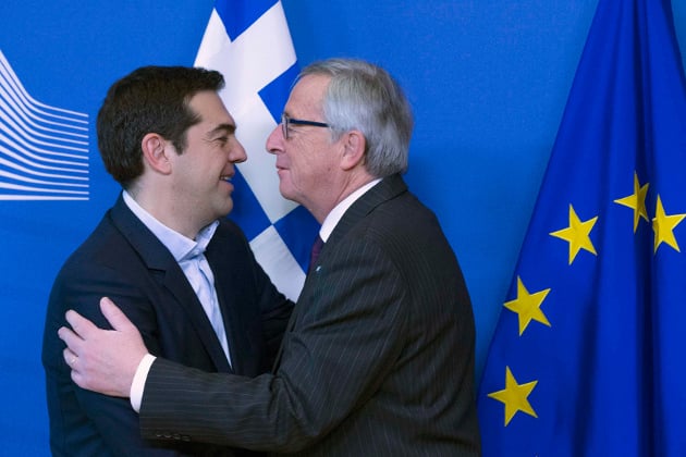 Γιούνκερ + Τσίπρας = Love!