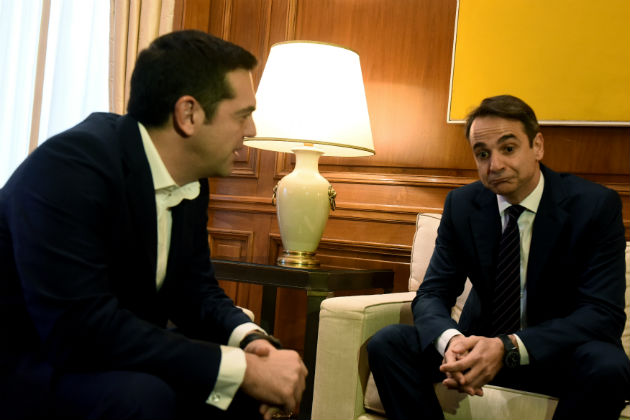 Διαδοχικές συναντήσεις με τους πολιτικούς αρχηγούς