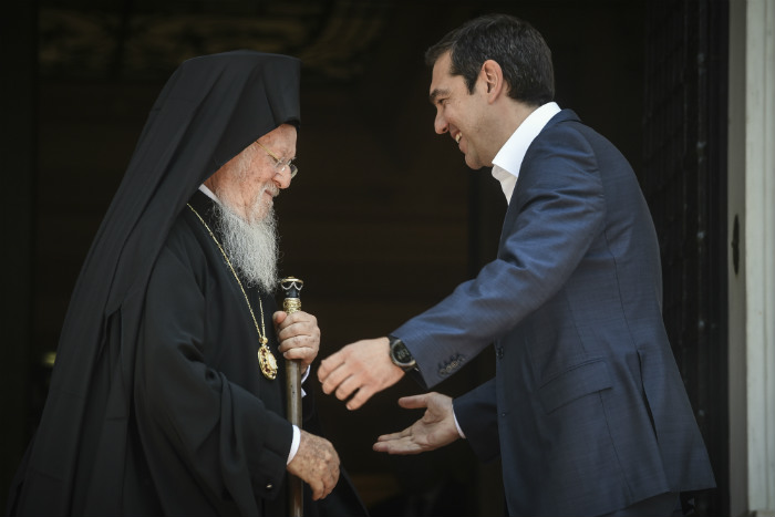 Επαφές Βαρθολομαίου στην Αθήνα με φόντο το θέμα της ΠΓΔΜ
