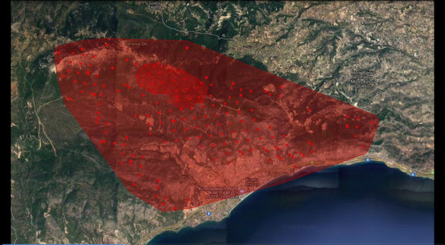 Εμπρησμούς δείχνουν τα στοιχεία από τους δορυφόρους