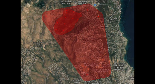 Εμπρησμούς δείχνουν τα στοιχεία από τους δορυφόρους