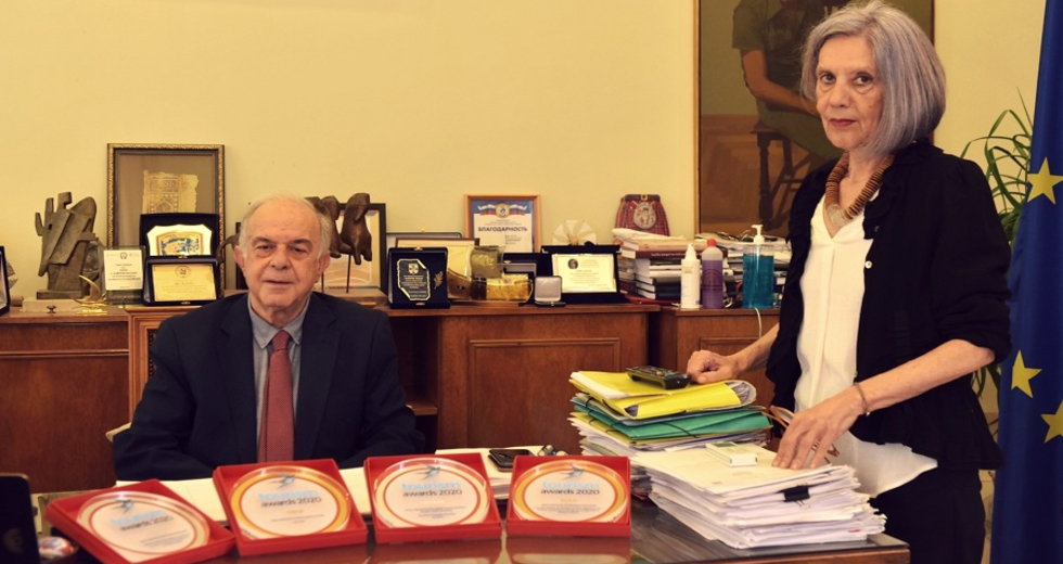 Ηράκλειο: Τετραπλή βράβευση του Δήμου στα «Tourism Awards 2020»