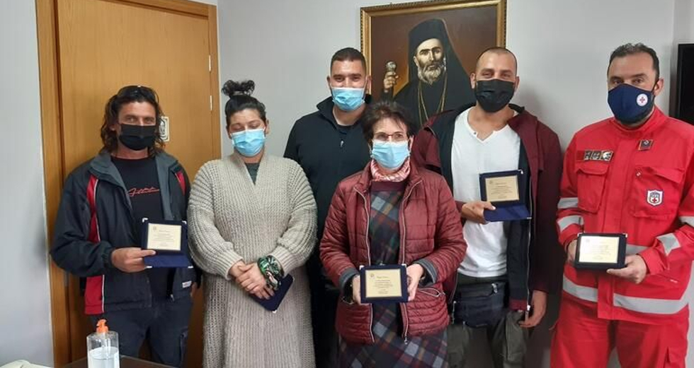 Βράβευση εθελοντών για τη διάσωση ναυαγών στο ναυάγιο της Κισσάμου