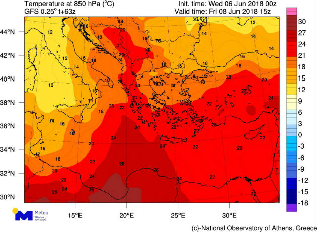 Το πρώτο κύμα ζέστης του φετινού καλοκαιριού