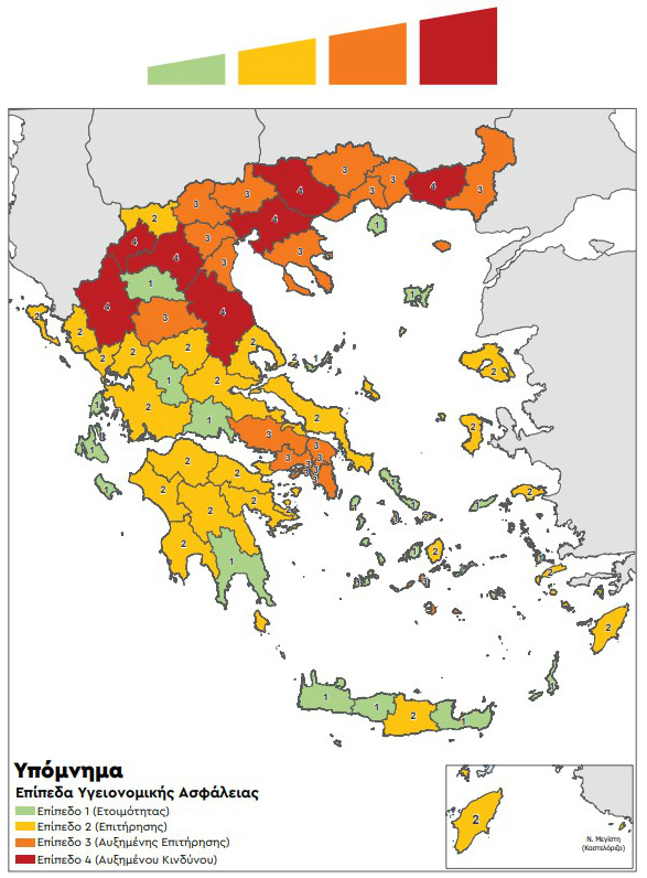 Πώς διαμορφώνεται ο Υγειονομικός Χάρτης μετά τα νέα lockdown