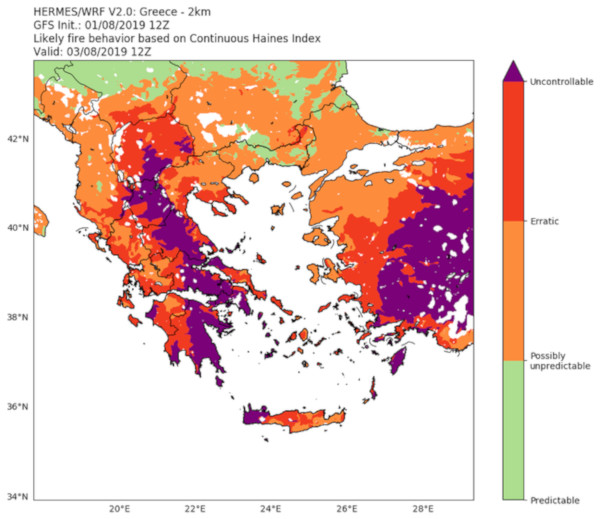 Υψηλός κίνδυνος πυρκαγιάς