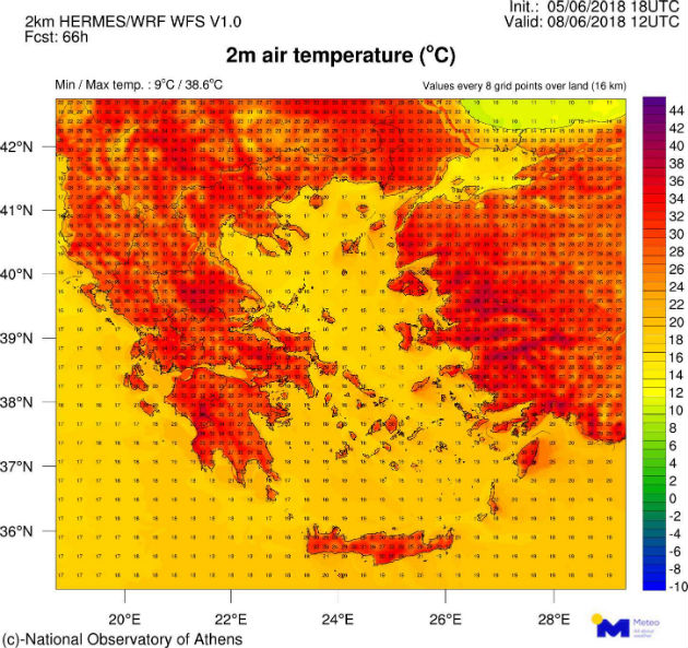 Το πρώτο κύμα ζέστης του φετινού καλοκαιριού
