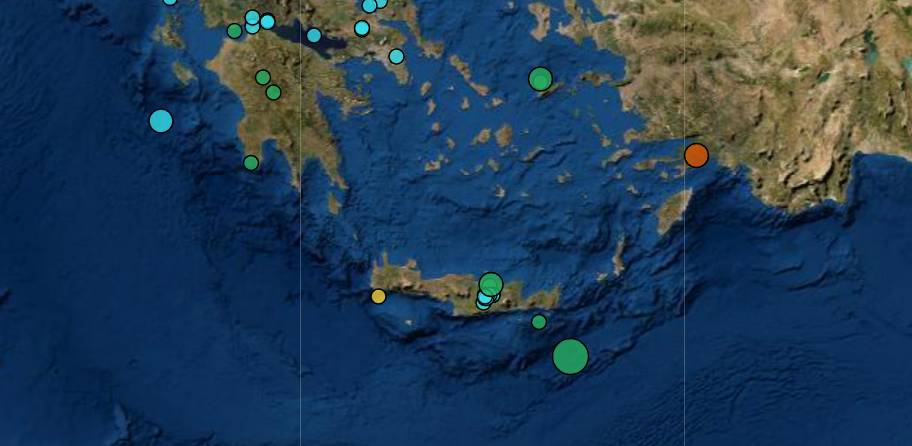 Ασθενής σεισμός 4,3 Ρίχτερ στην Κρήτη