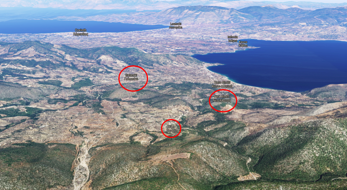 Ελπίδες στη φωτιά της Κορινθίας – Πυρκαγιές και σε Αργολίδα, Χαλκιδική, Εύβοια
