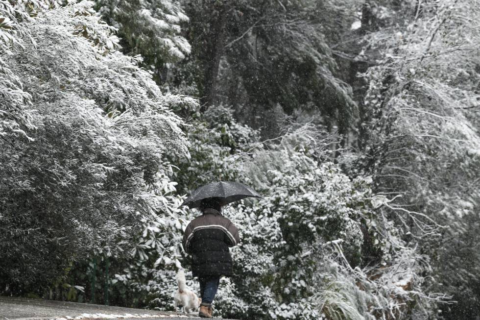 Χιόνισε και στην Αττική [ Φωτογραφίες ]