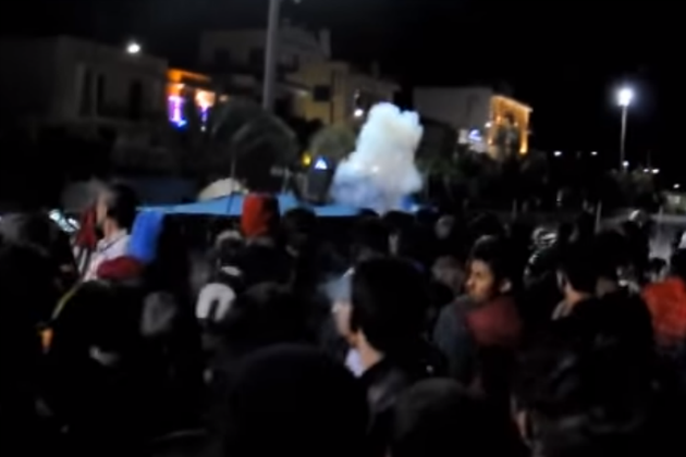 Προκλήσεις και προπηλακισμοί στη Χίο
