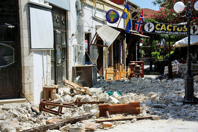 Η Κως μετράει τις πληγές από τα 6,6 Ρίχτερ